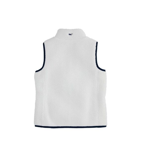 Vineyard Vines Girls Reversible Sherpa Vest NWT - Picture 4 of 5